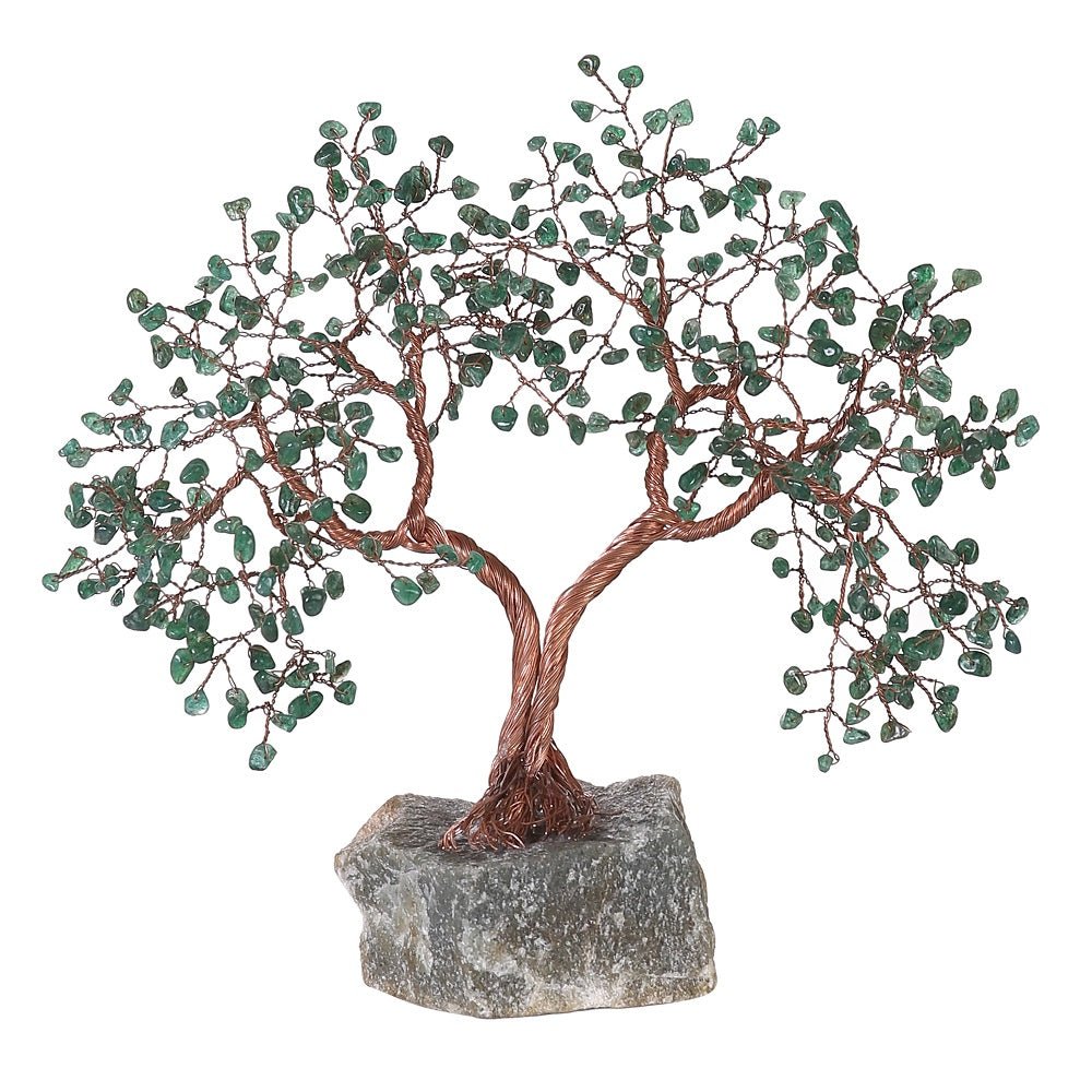 Green Aventurine Crystal Tree 25cm - MarshallsHealthShop