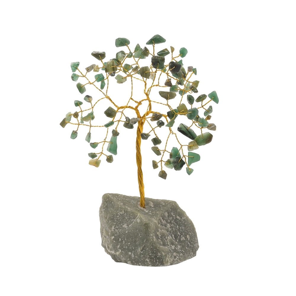 Green Aventurine Crystal Tree Luck - MarshallsHealthShop