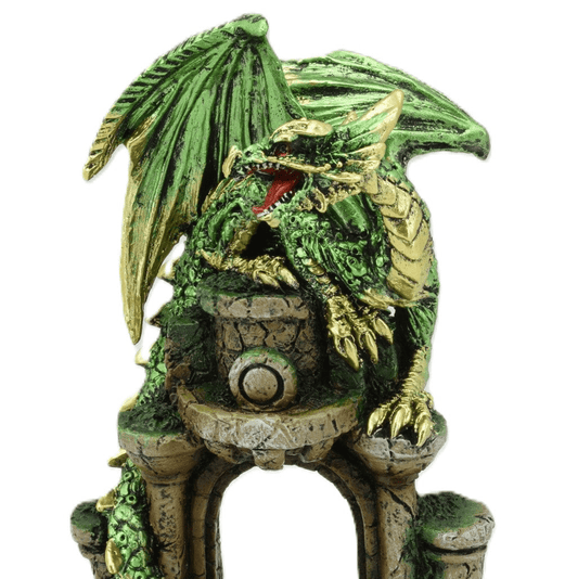 Green Dragon On Castle Door - MarshallsHealthShop