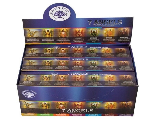 Green Tree 7 Angels Incense 15gm - MarshallsHealthShop