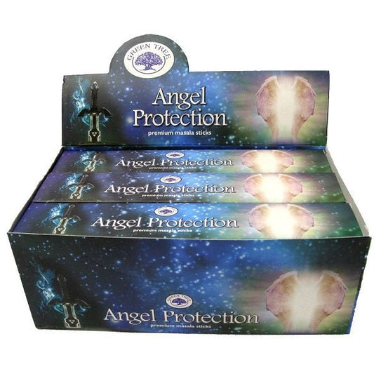 Green Tree Angel Protection Incense - MarshallsHealthShop