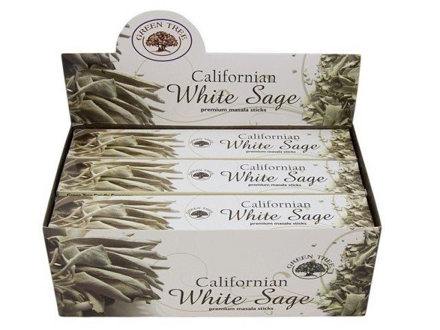 Green Tree California White Sage Incense 15gm - MarshallsHealthShop