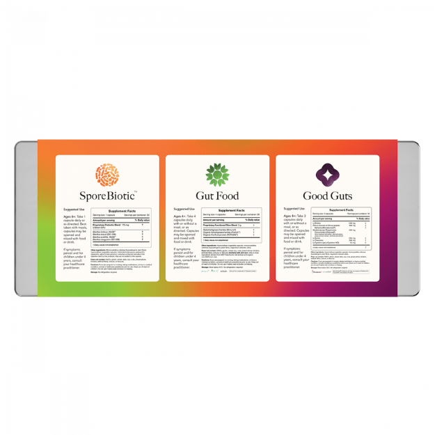 Gutsi Gut Reset Kit The Gutsi® Gut Reset Kit is an advanced 60-day protocol that offers complete care for supporting the ultimate gut health transformation. Balance and bloom your way to amazing health!