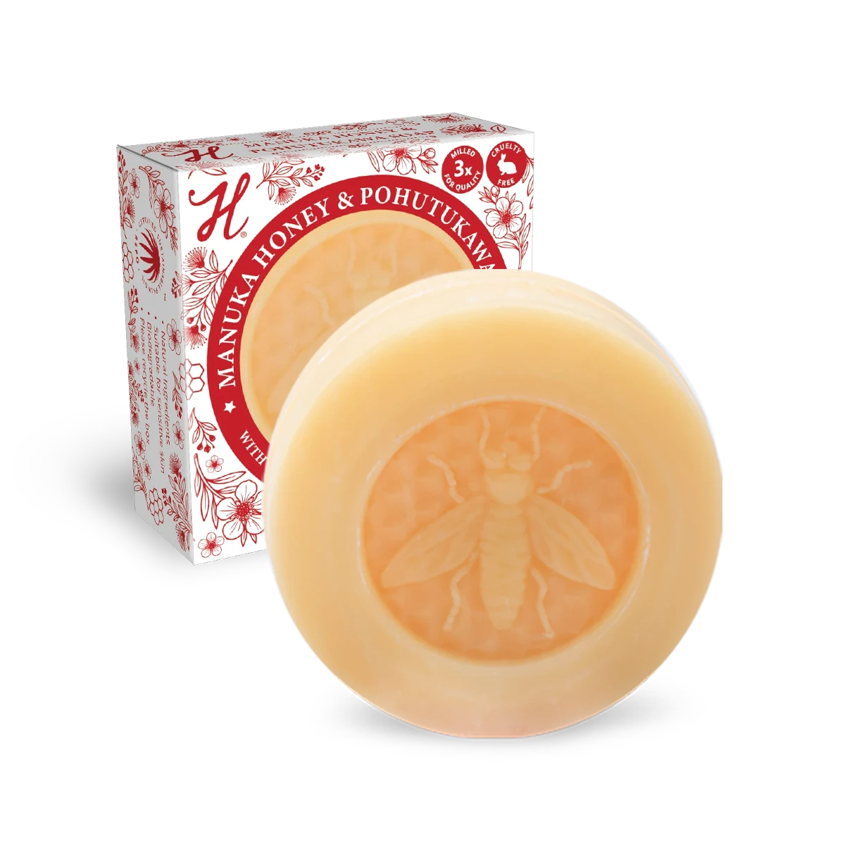 Henrietta Manuka Honey & Pohutukawa Extract Soap 100g