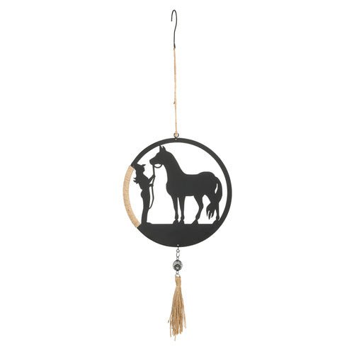Hanger Horse Black with Groom# - 1st Stop Marshall's Health Shop, Gift Shop! - Heath and Natural Therapy New Brighton Christchurch - Naturopath#