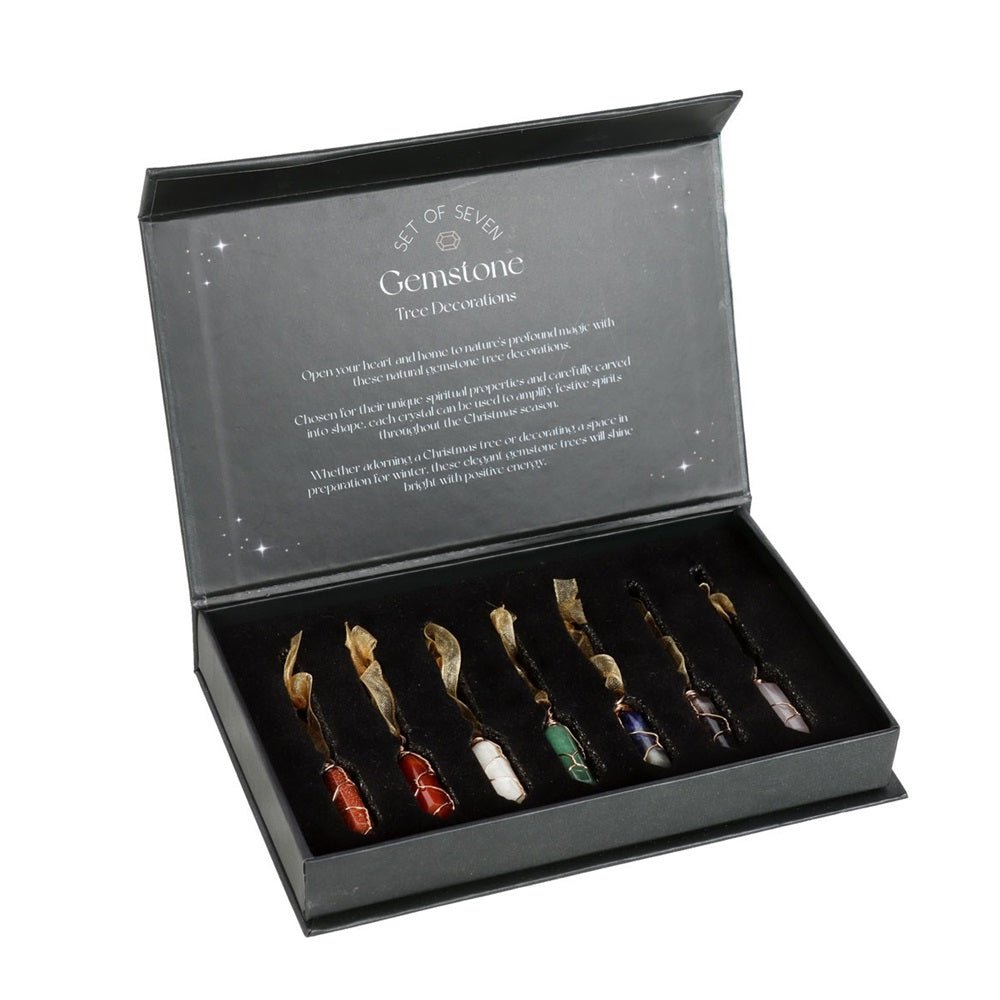 Hanging Crystal Tree Decorations (Set of 7) - MarshallsHealthShop
