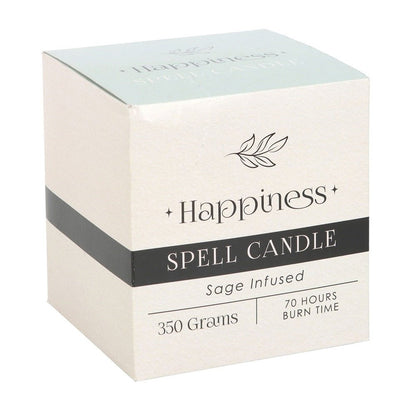 Happiness Spell Candle Sage - MarshallsHealthShop