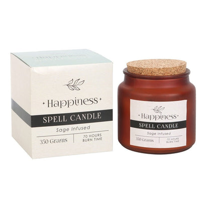 Happiness Spell Candle Sage - MarshallsHealthShop