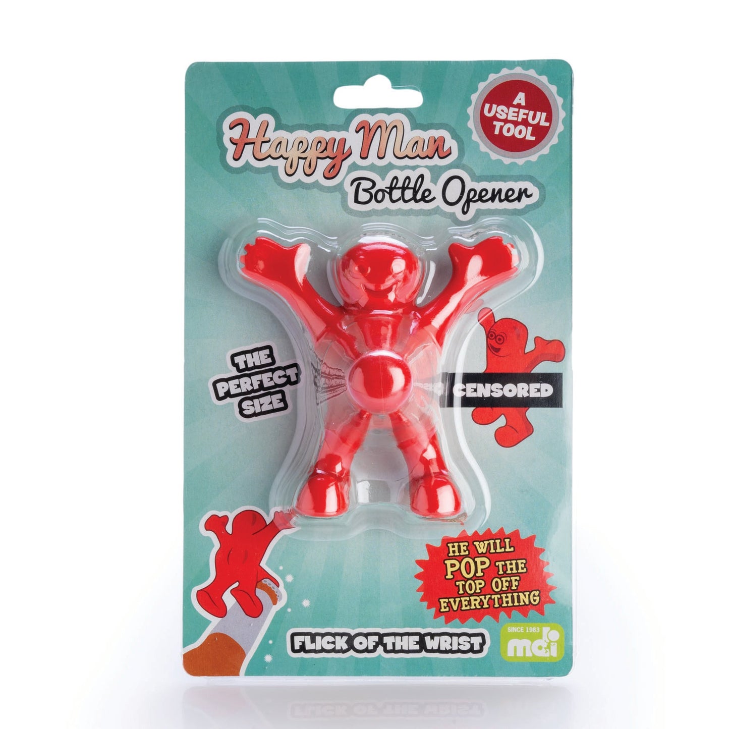 Happy Man Bottle Opener - 1st Stop Marshall's Health Shop, Gift Shop! - Heath and Natural Therapy New Brighton Christchurch - Naturopath