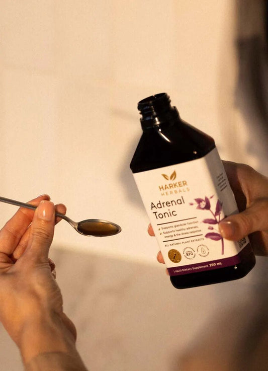 Harker Herbals Adrenal Tonic - 1st Stop Marshall's Health Shop, Gift Shop! - Heath and Natural Therapy New Brighton Christchurch - Naturopath