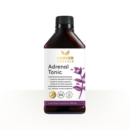 Harker Herbals Adrenal Tonic - 1st Stop Marshall's Health Shop, Gift Shop! - Heath and Natural Therapy New Brighton Christchurch - Naturopath