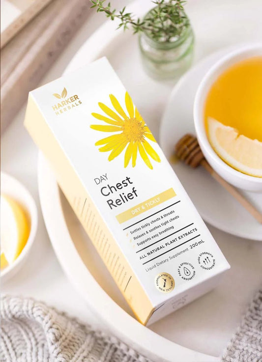 Harker Herbals Chest Relief Day 200ml - 1st Stop Marshall's Health Shop, Gift Shop! - Heath and Natural Therapy New Brighton Christchurch - Naturopath