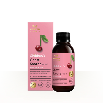 Harker Herbals Children's Chest Soothe Night 150ml - 1st Stop Marshall's Health Shop, Gift Shop! - Heath and Natural Therapy New Brighton Christchurch - Naturopath