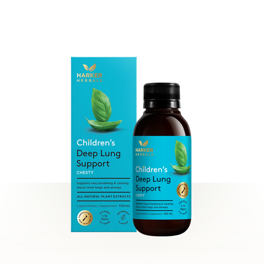 Harker Herbals Children's Deep Lung Support 150ml - 1st Stop Marshall's Health Shop, Gift Shop! - Heath and Natural Therapy New Brighton Christchurch - Naturopath