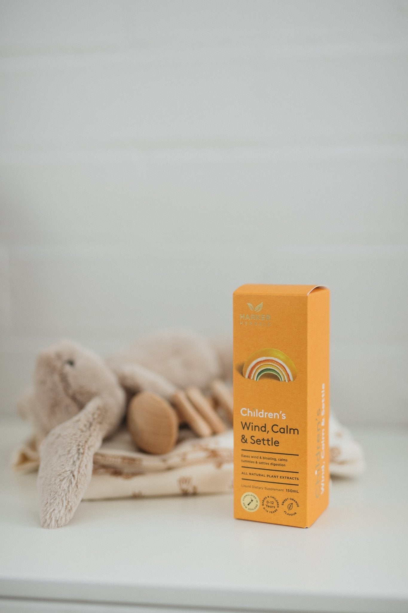 Harker Herbals Children's Wind Calm & Settle 150ml - 1st Stop Marshall's Health Shop, Gift Shop! - Heath and Natural Therapy New Brighton Christchurch - Naturopath