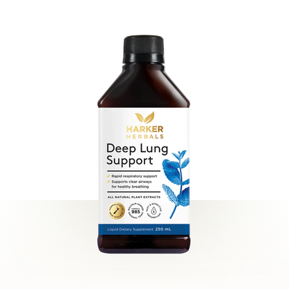 Harker Herbals Deep Lung Support - 1st Stop Marshall's Health Shop, Gift Shop! - Heath and Natural Therapy New Brighton Christchurch - Naturopath