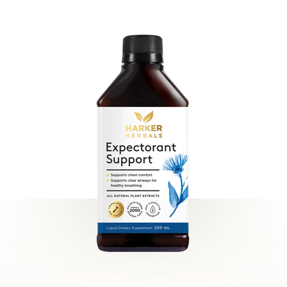 Harker Herbals Expectorant Support - 1st Stop Marshall's Health Shop, Gift Shop! - Heath and Natural Therapy New Brighton Christchurch - Naturopath