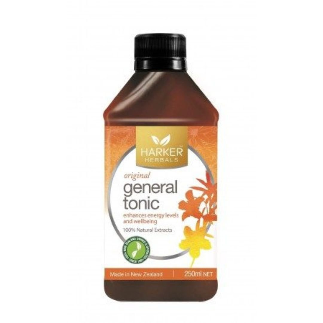 Harker Herbals General Tonic - 1st Stop Marshall's Health Shop, Gift Shop! - Heath and Natural Therapy New Brighton Christchurch - Naturopath