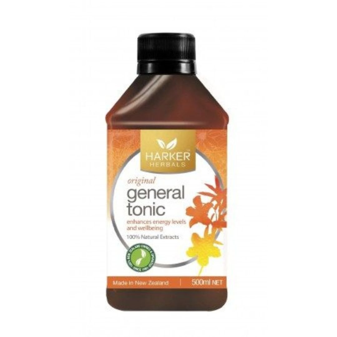 Harker Herbals General Tonic - 1st Stop Marshall's Health Shop, Gift Shop! - Heath and Natural Therapy New Brighton Christchurch - Naturopath
