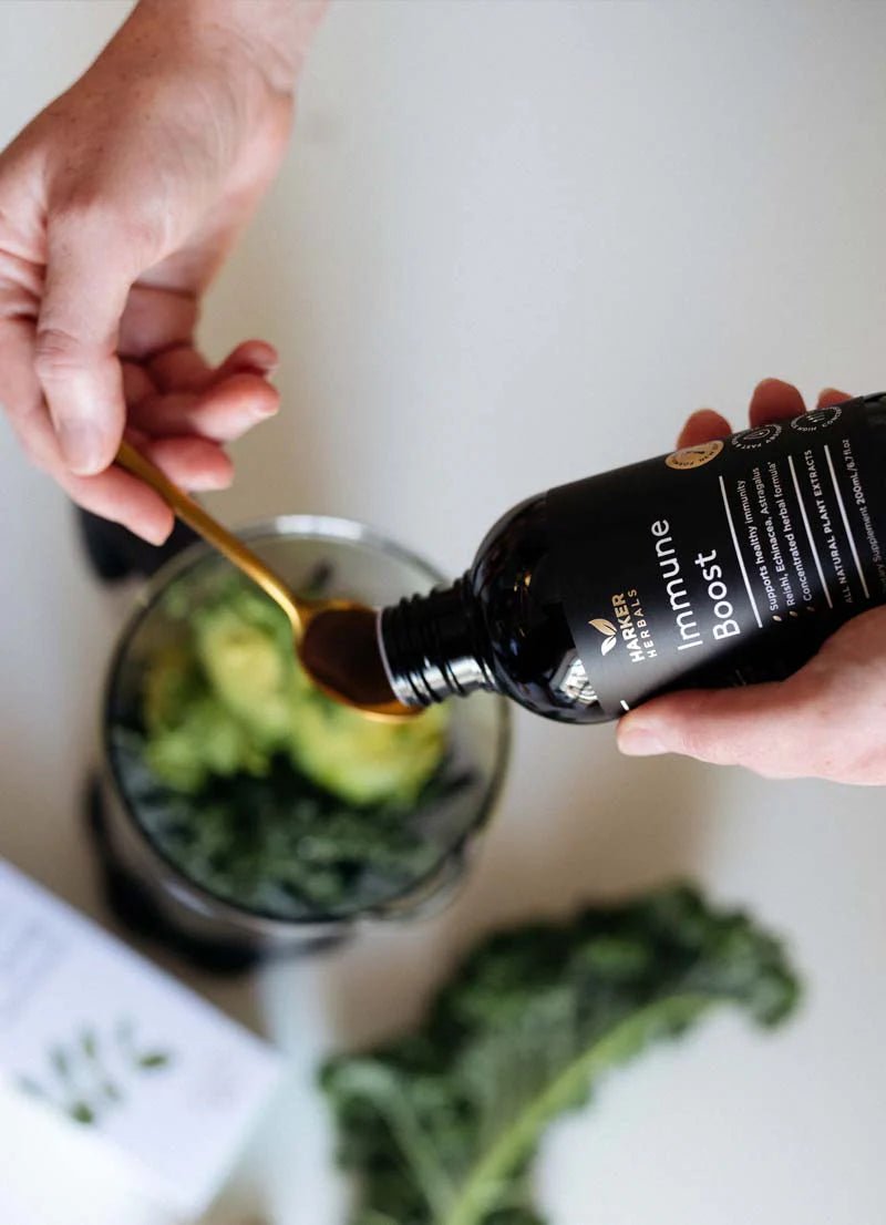 Harker Herbals Immune Boost 200ml - 1st Stop Marshall's Health Shop, Gift Shop! - Heath and Natural Therapy New Brighton Christchurch - Naturopath