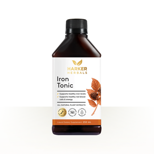 Harker Herbals Iron Tonic - 1st Stop Marshall's Health Shop, Gift Shop! - Heath and Natural Therapy New Brighton Christchurch - Naturopath