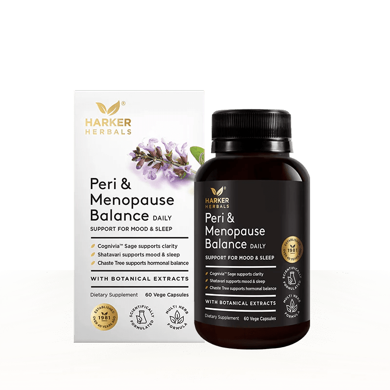 Harker Herbals Peri & Menopause Balance 60 Vege Capsules - MarshallsHealthShop