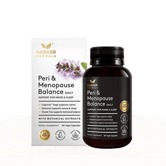 Harker Herbals Peri & Menopause Balance 60 Vege Capsules - MarshallsHealthShop