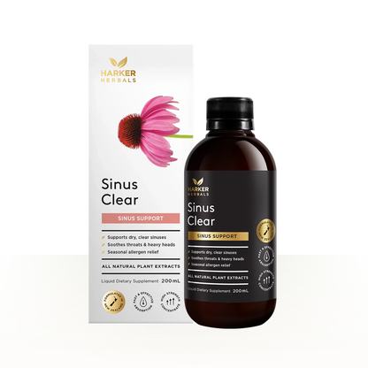 Harker Herbals Sinus Clear 200ml - 1st Stop Marshall's Health Shop, Gift Shop! - Heath and Natural Therapy New Brighton Christchurch - Naturopath
