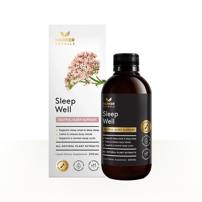 Harker Herbals Sleep Well 200ml - 1st Stop Marshall's Health Shop, Gift Shop! - Heath and Natural Therapy New Brighton Christchurch - Naturopath