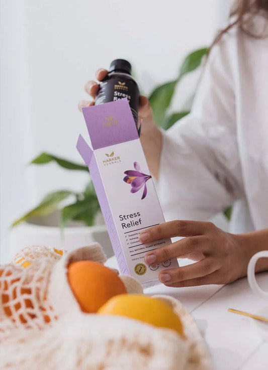 Harker Herbals Stress Relief 200ml - 1st Stop Marshall's Health Shop, Gift Shop! - Heath and Natural Therapy New Brighton Christchurch - Naturopath