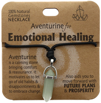 Healing Necklace Aventurine - MarshallsHealthShop