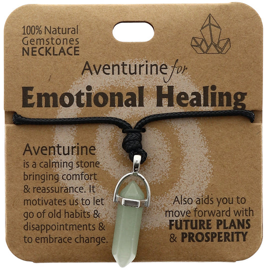 Healing Necklace Aventurine - MarshallsHealthShop