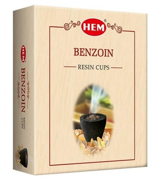 HEM Benzoin Resin Cup Dhoop - MarshallsHealthShop