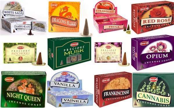 HEM Vanilla Incense Cones - MarshallsHealthShop