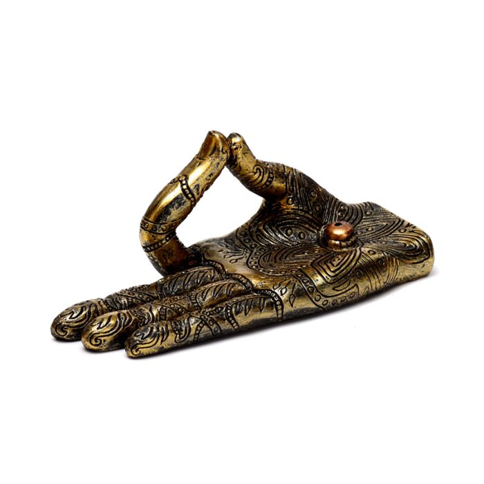 Henna Buddha Hand Ashcatcher Incense Stick Burner

Height 5.5cm Width 14.5cm Depth 6cm

1st Stop, Marshall's Health Shop, Gift Shop!

SKU: BUD387