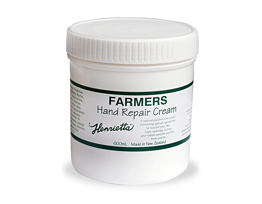 Henrietta Farmers Hand Repair Cream 600ml - 1st Stop Marshall's Health Shop, Gift Shop! - Heath and Natural Therapy New Brighton Christchurch - Naturopath