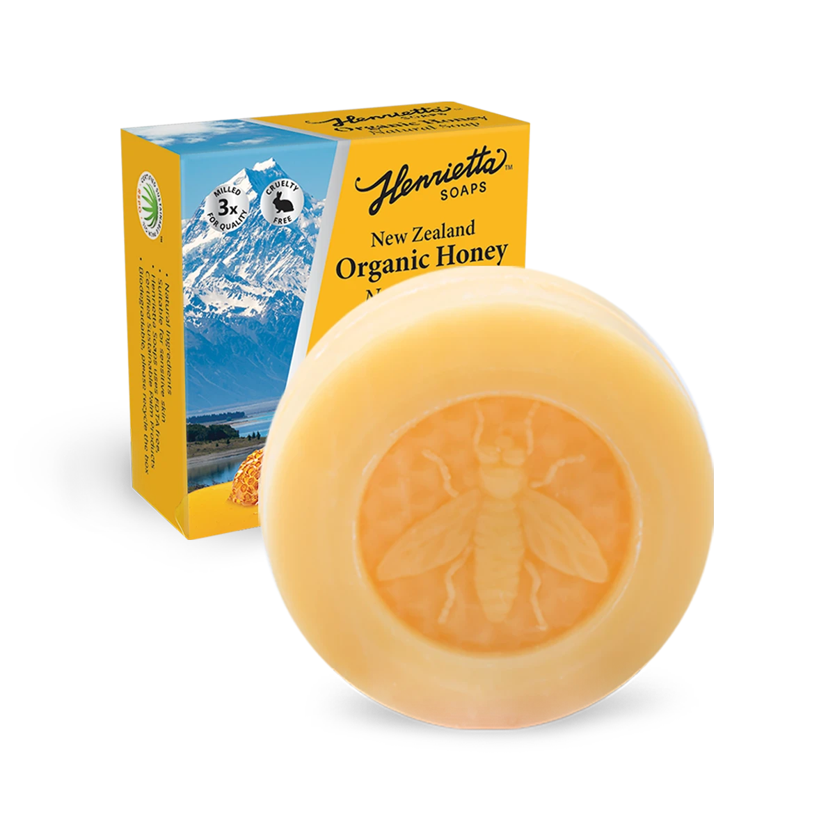 Henrietta NZ Organic Honey Soap 100g