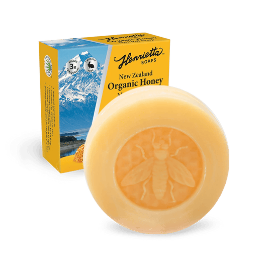 Henrietta NZ Organic Honey Soap 100g - 1st Stop Marshall's Health Shop, Gift Shop! - Heath and Natural Therapy New Brighton Christchurch - Naturopath