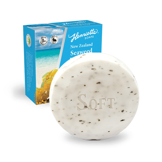 Henrietta Soft NZ Seaweed Enriched Soap 100g - 1st Stop Marshall's Health Shop, Gift Shop! - Heath and Natural Therapy New Brighton Christchurch - Naturopath