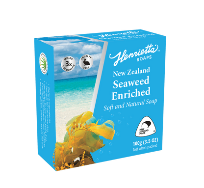 Henrietta Soft NZ Seaweed Enriched Soap 100g - 1st Stop Marshall's Health Shop, Gift Shop! - Heath and Natural Therapy New Brighton Christchurch - Naturopath