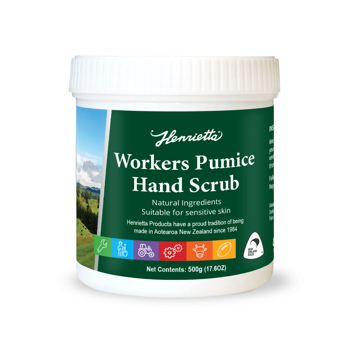 Henrietta Workers Pumice Hand Scrub - 1st Stop Marshall's Health Shop, Gift Shop! - Heath and Natural Therapy New Brighton Christchurch - Naturopath