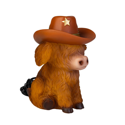 Highland Cow Table Lamp - 1st Stop Marshall's Health Shop, Gift Shop! - Heath and Natural Therapy New Brighton Christchurch - Naturopath
