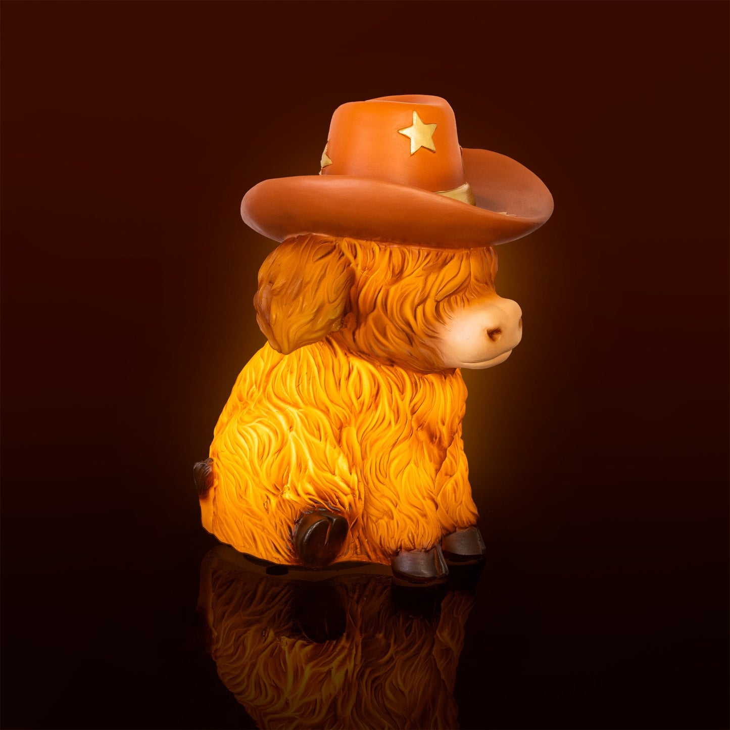 Highland Cow Table Lamp - 1st Stop Marshall's Health Shop, Gift Shop! - Heath and Natural Therapy New Brighton Christchurch - Naturopath