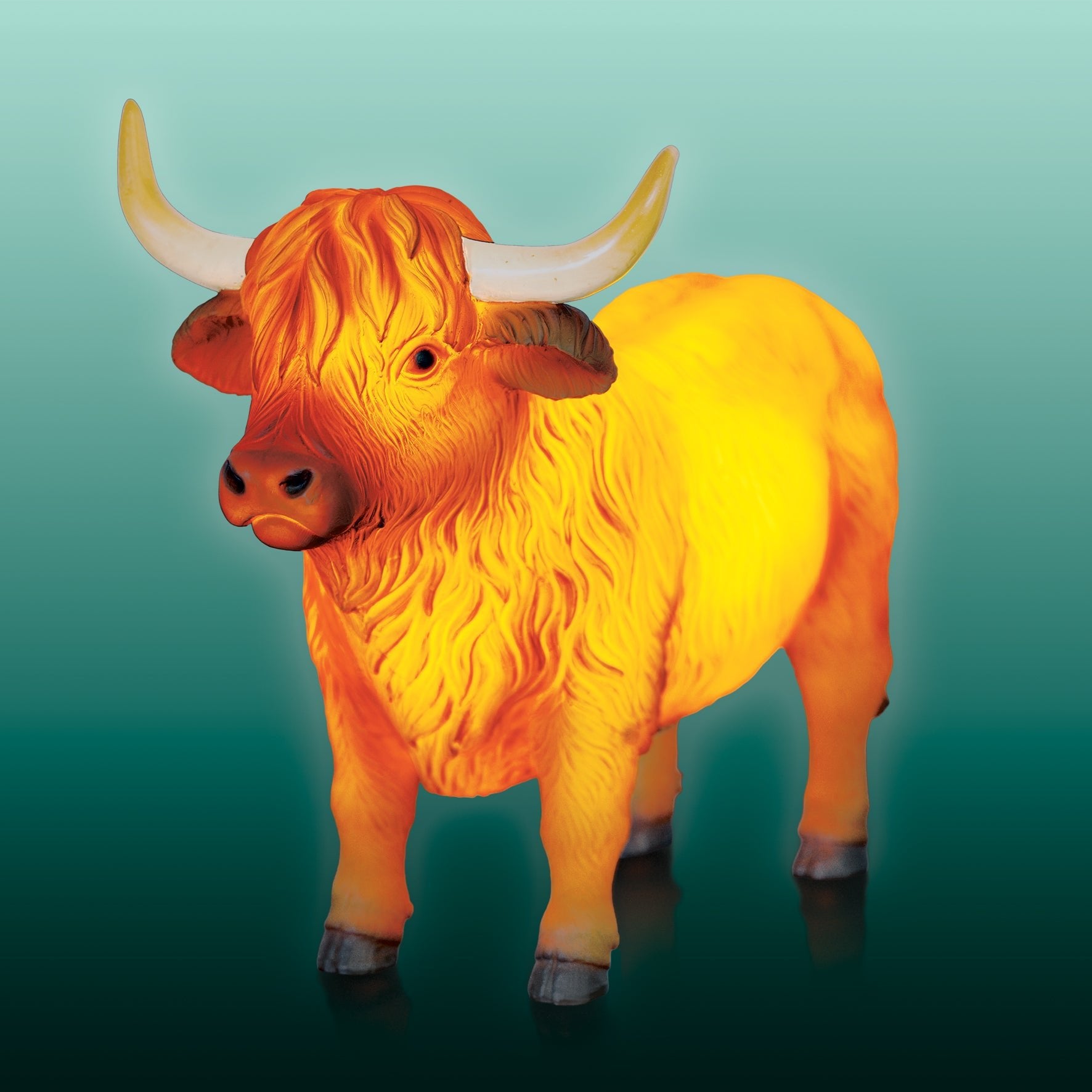 Highland Cow Table Lamp Version 2 - 1st Stop Marshall's Health Shop, Gift Shop! - Heath and Natural Therapy New Brighton Christchurch - Naturopath