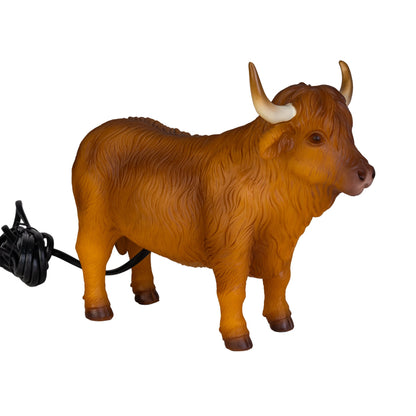 Highland Cow Table Lamp Version 2 - 1st Stop Marshall's Health Shop, Gift Shop! - Heath and Natural Therapy New Brighton Christchurch - Naturopath