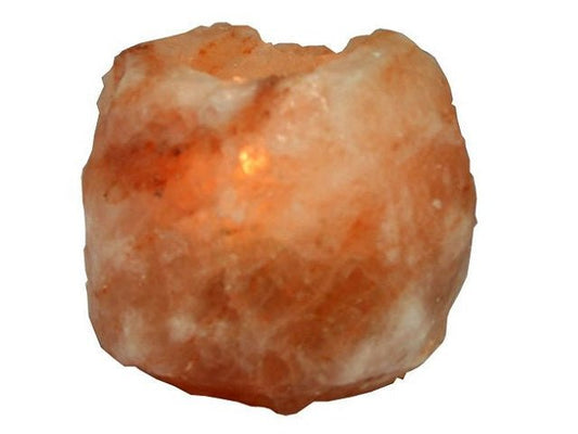 Himilayan Salt Tealight Holder 1 Hole - MarshallsHealthShop