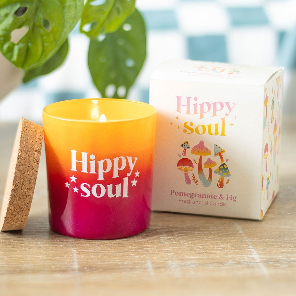 Hippy Soul Pomegranate & Fig Candle - MarshallsHealthShop