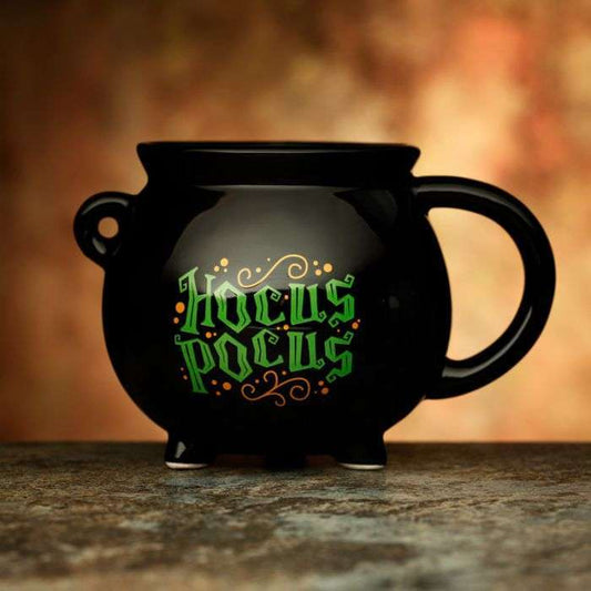 Hocus Pocus Black Cauldron Mug - MarshallsHealthShop