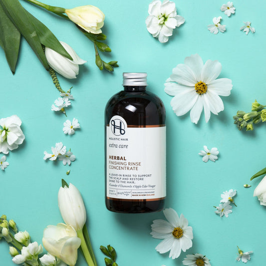 HOLISTIC HAIR Herb Finish Rince Concentrate 300ml - 1st Stop Marshall's Health Shop, Gift Shop! - Heath and Natural Therapy New Brighton Christchurch - Naturopath