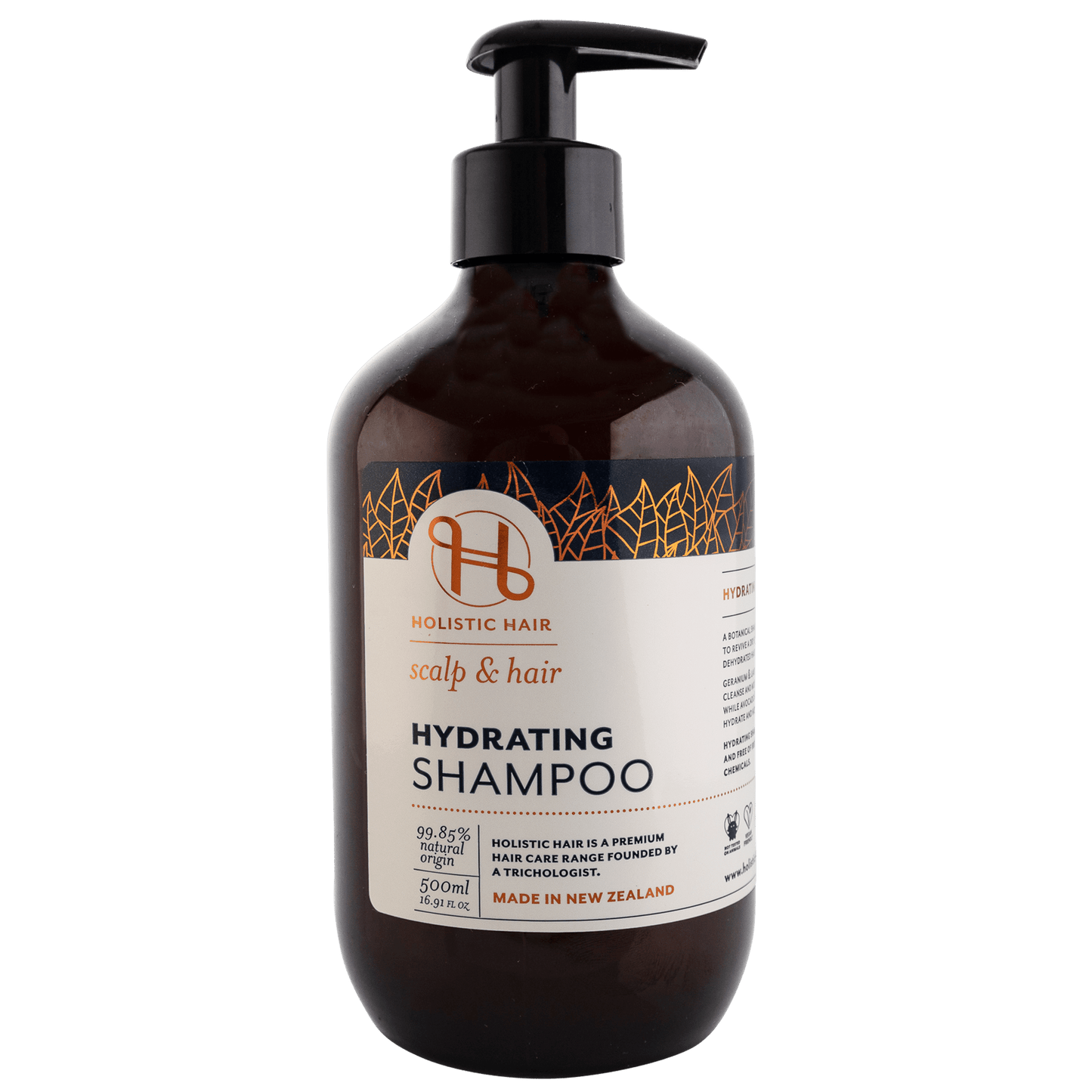 HOLISTIC HAIR Hydrating Shampoo - 1st Stop Marshall's Health Shop, Gift Shop! - Heath and Natural Therapy New Brighton Christchurch - Naturopath